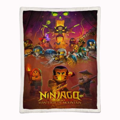 Alternative view of Lego Ninjago Meister des Berges 1 Decke - Fleecedecke