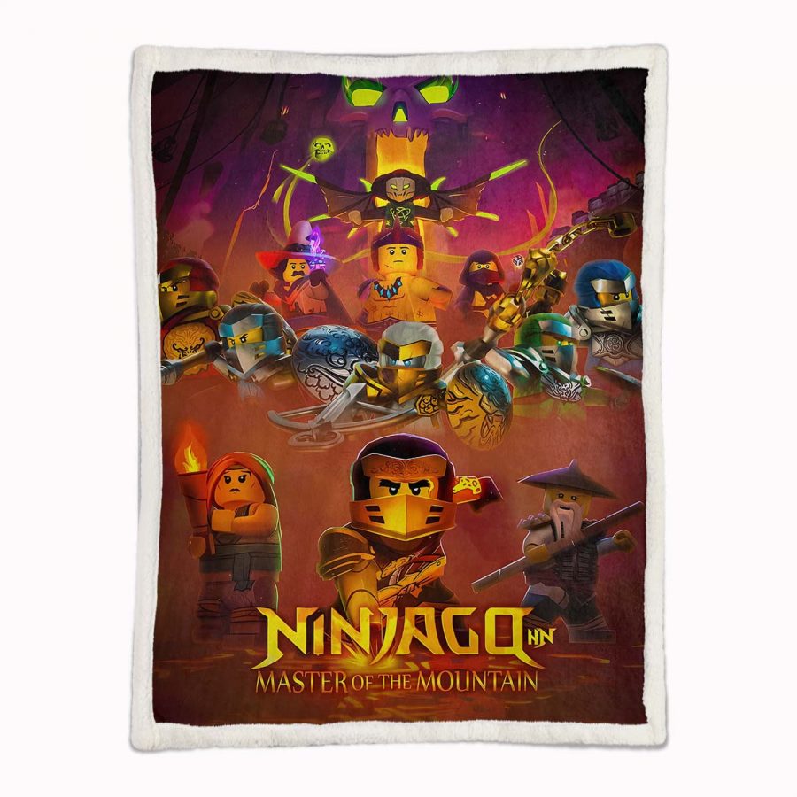 Lego Ninjago Meister des Berges 1 Decke - Fleecedecke – Bild 2