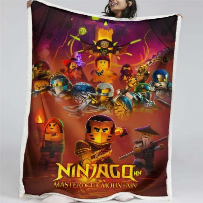 Lego Ninjago Meister des Berges 1 Decke - Fleecedecke