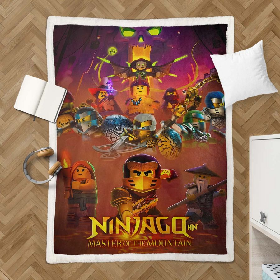 Lego Ninjago Meister des Berges 1 Decke - Fleecedecke – Bild 3