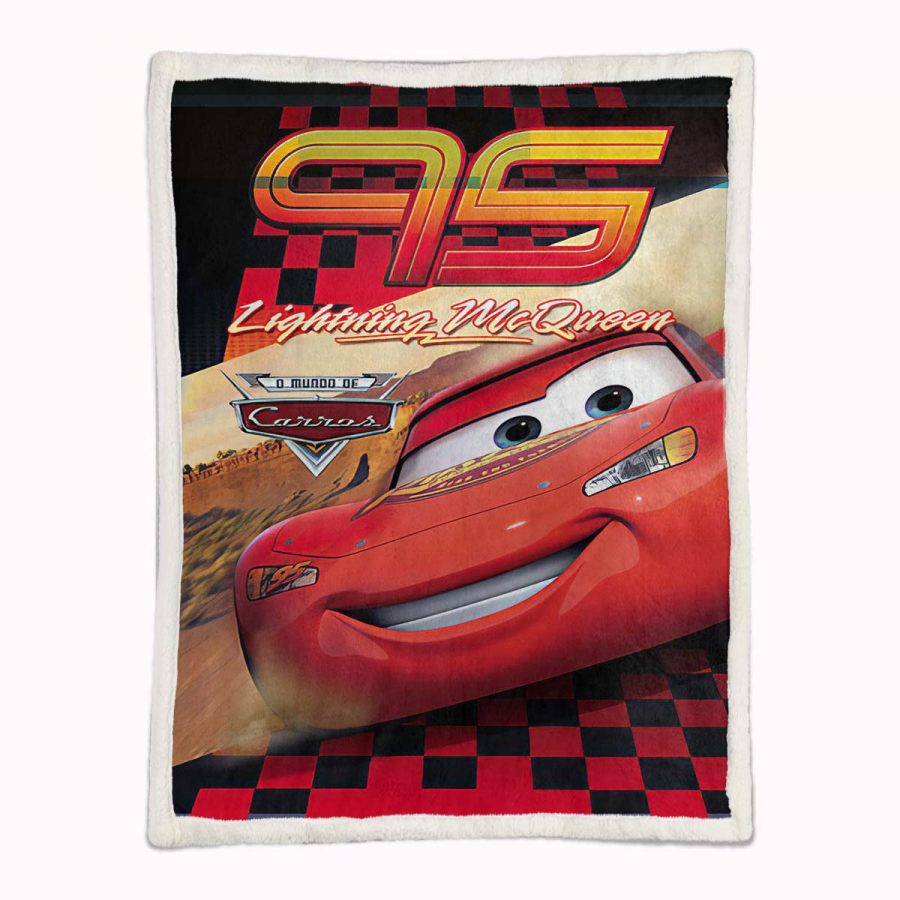 Lightning McQueen 95 Cars 02 Decke - Fleecedecke – Bild 2