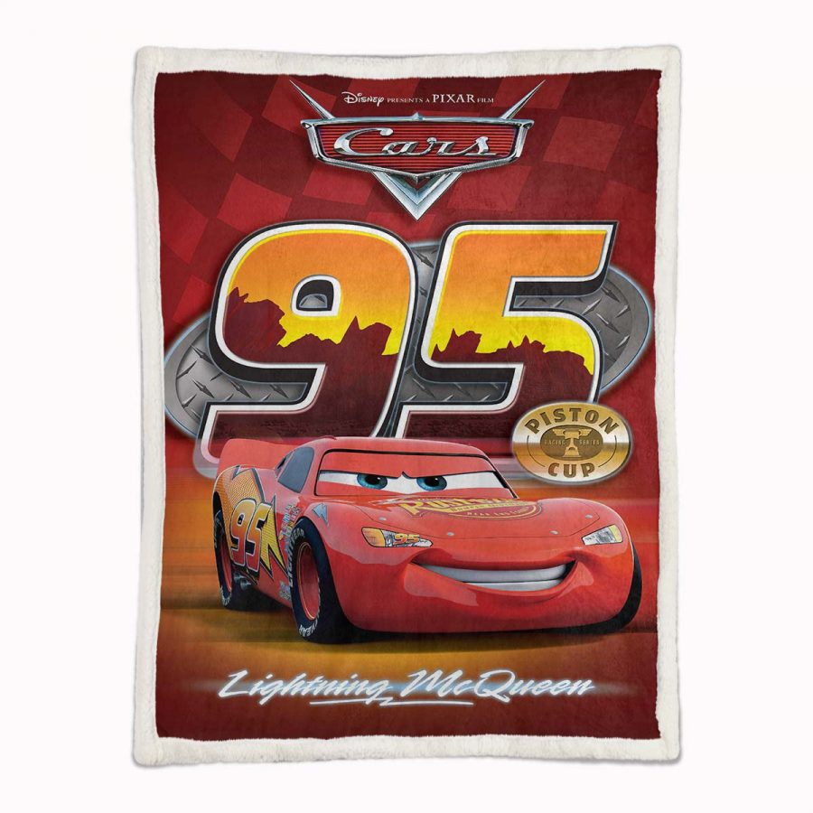 Lightning McQueen 95 Cars Decke - Fleecedecke – Bild 2