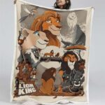 König der Löwen Alle Charaktere 02 Decke – Fleecedecke