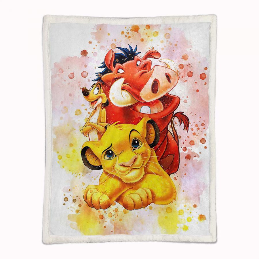 König der Löwen Simba Alle Charaktere 06 Decke - Fleecedecke – Bild 2