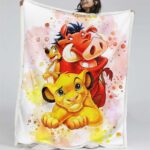 König der Löwen Simba Alle Charaktere 06 Decke – Fleecedecke