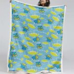 Kleine grüne Aliens Toy Story 01 Decke – Fleecedecke