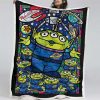 Kleine grüne Aliens Toy Story 02 Decke - Fleecedecke