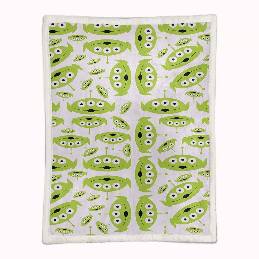 Kleine grüne Aliens Toy Story 03 Decke - Fleecedecke – Bild 2