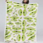 Kleine grüne Aliens Toy Story 03 Decke – Fleecedecke