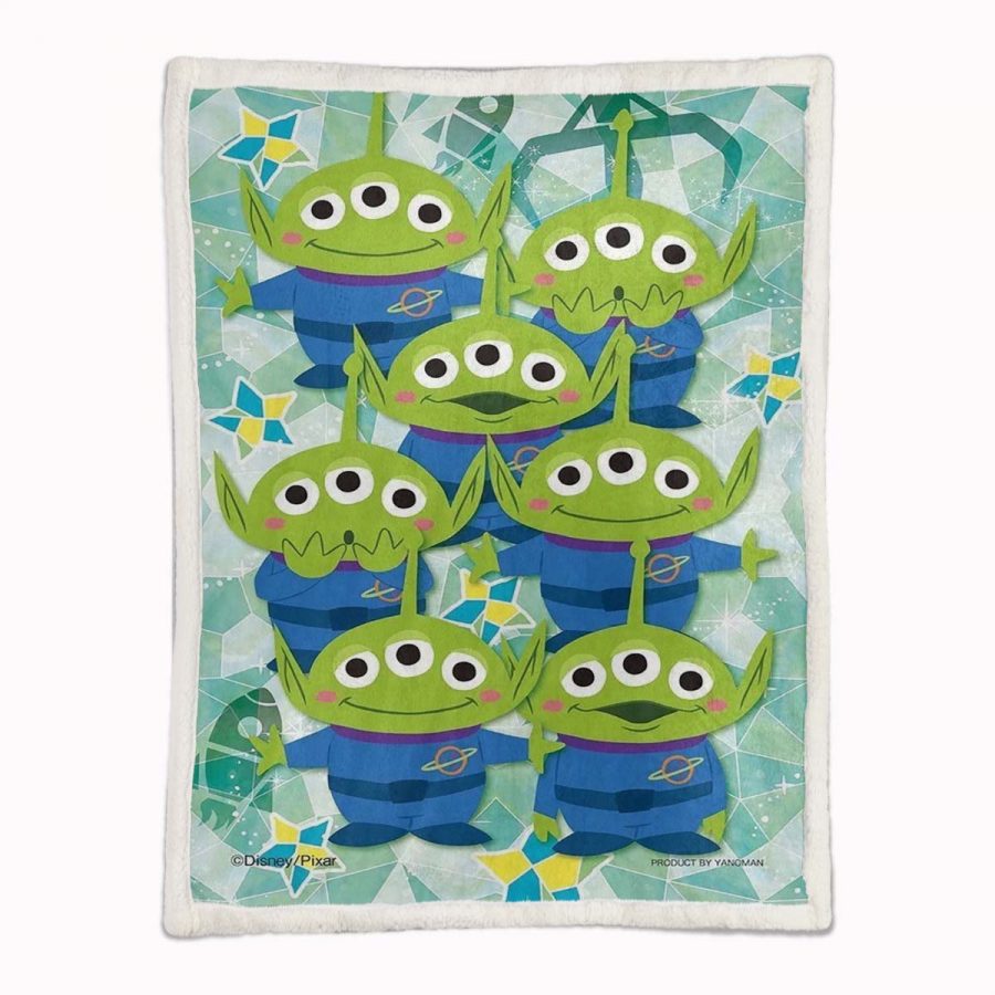 Kleine grüne Aliens Toy Story 05 Decke - Fleecedecke – Bild 2