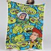 Kleine grüne Aliens Toy Story 06 Decke - Fleecedecke
