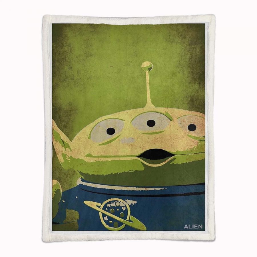 Kleine grüne Aliens Toy Story 07 Decke - Fleecedecke – Bild 2