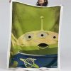 Kleine grüne Aliens Toy Story 07 Decke - Fleecedecke