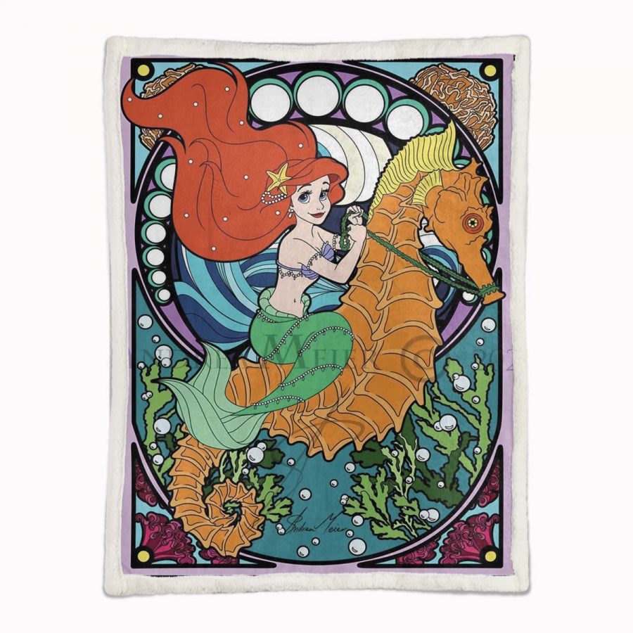 Arielle, die Meerjungfrau, Fairy Tail 06 Decke - Fleecedecke – Bild 2