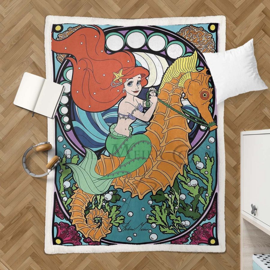 Arielle, die Meerjungfrau, Fairy Tail 06 Decke - Fleecedecke – Bild 3
