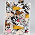 Looney Tunes Alle Charaktere 01 Decke – Fleecedecke