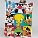 Looney Tunes Alle Charaktere 03 Decke – Fleecedecke