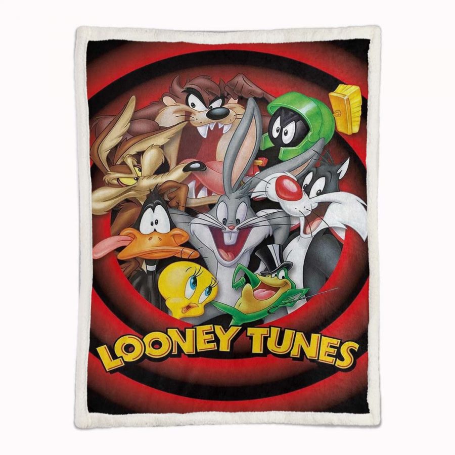 Looney Tunes Alle Charaktere 08 Decke - Fleecedecke – Bild 2