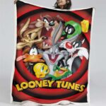 Looney Tunes Alle Charaktere 08 Decke – Fleecedecke