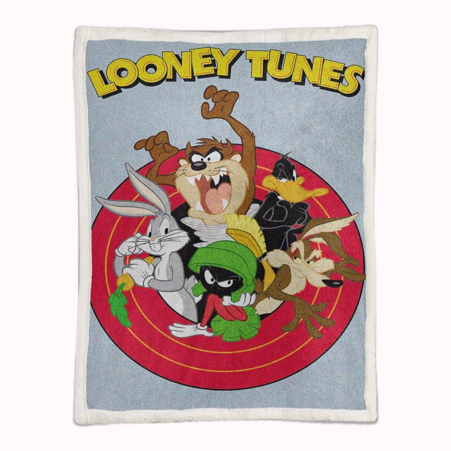 Looney Tunes Alle Charaktere 10 Decke - Fleecedecke – Bild 2