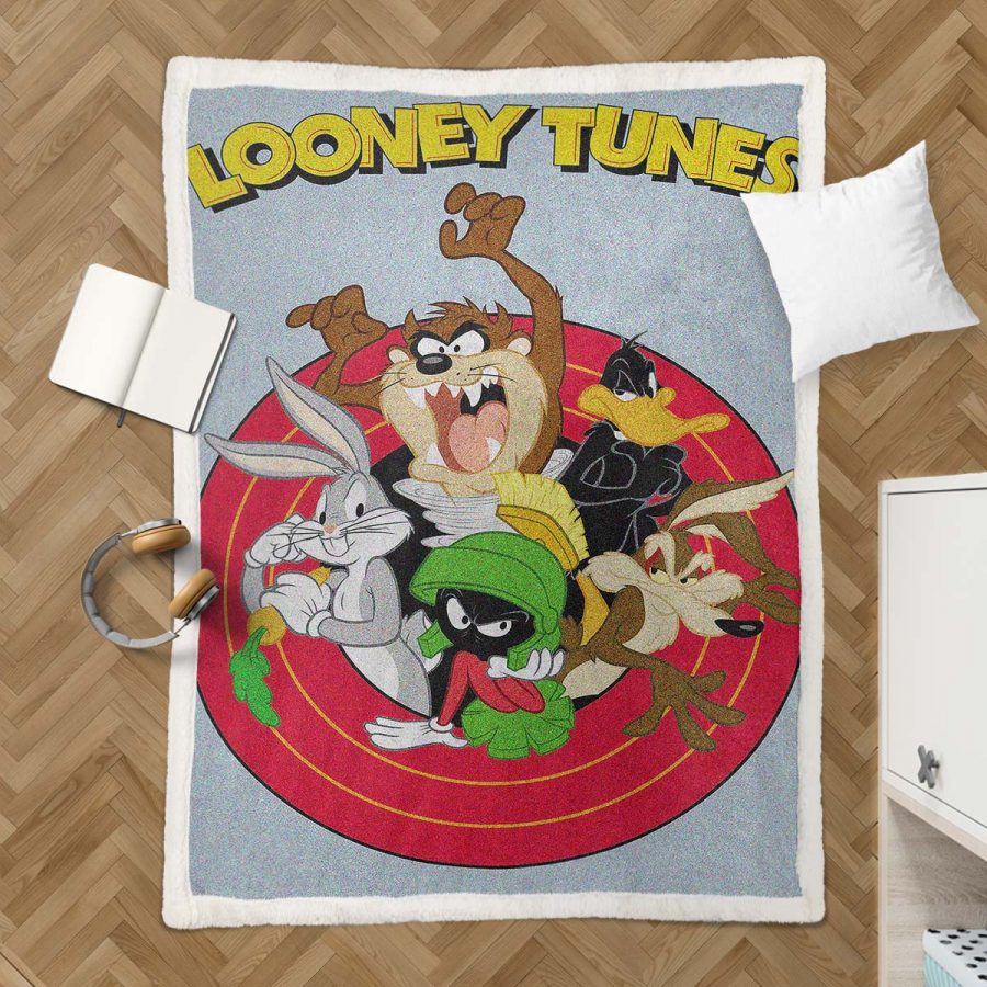 Looney Tunes Alle Charaktere 10 Decke - Fleecedecke – Bild 3