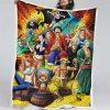 Ruffy und One Piece, alle Charaktere 02 Decke - Fleecedecke