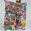 Ruffy und One Piece, alle Charaktere 03 Decke - Fleecedecke