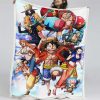 Ruffy und One Piece, alle Charaktere 05 Decke - Fleecedecke