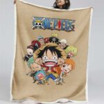 Ruffy und One Piece, alle Charaktere 19 Decke – Fleecedecke