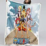Ruffy und One Piece, alle Charaktere 13 Decke – Fleecedecke