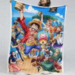Ruffy und One Piece, alle Charaktere 14 Decke – Fleecedecke