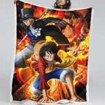 Ruffy und One Piece, alle Charaktere 15 Decke – Fleecedecke