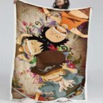 Ruffy und One Piece, alle Charaktere 18 Decke – Fleecedecke