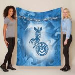 MSV Duisburg blauer Hintergrund Fleecedecke – Decke