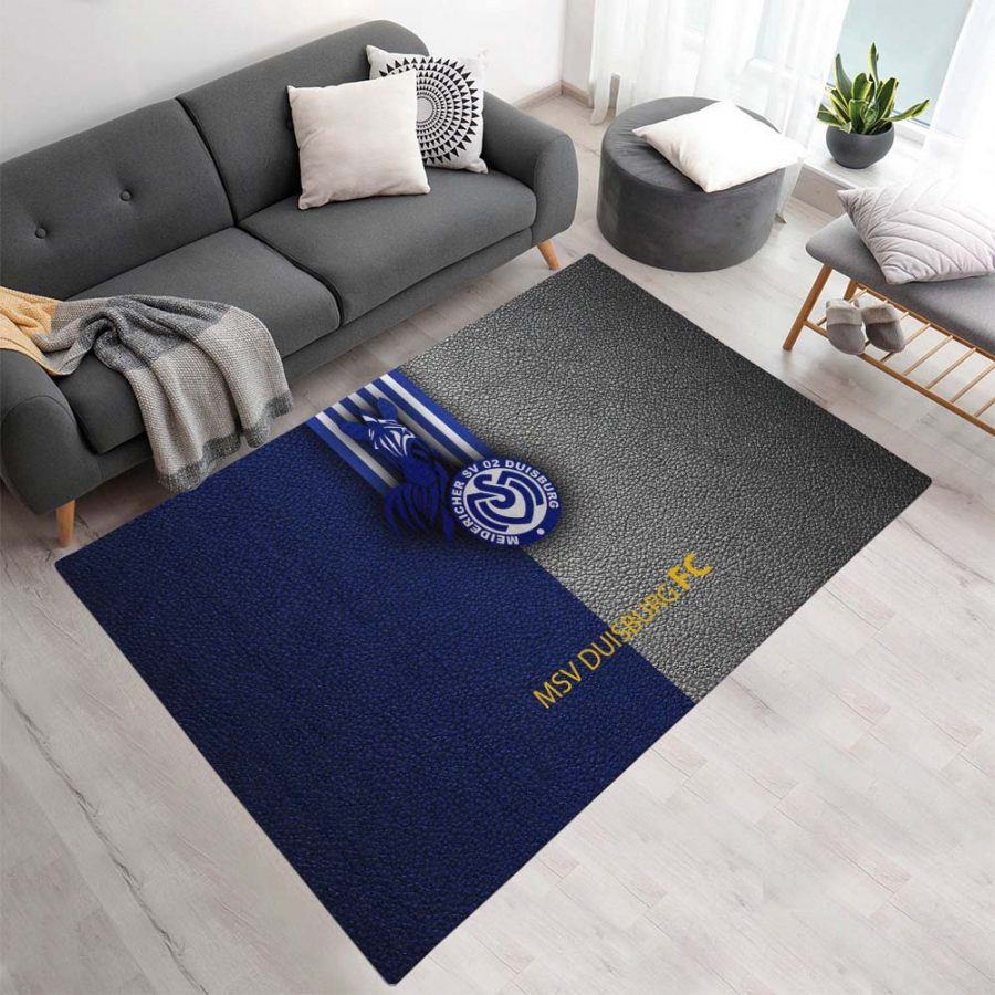 MSV Duisburg blaues Leder Teppich – Bild 2