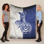 MSV Duisburg weiß blau Fleecedecke – Decke