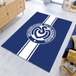 MSV Duisburg weiß blau Die Zebras 03 Teppich