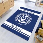 MSV Duisburg weiß blau Die Zebras Teppich