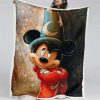 Zauberer Mickey Maus Decke - Fleecedecke