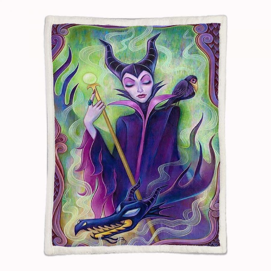 Maleficent - Die Disney-Bösewichte 01 Decke - Fleecedecke – Bild 2
