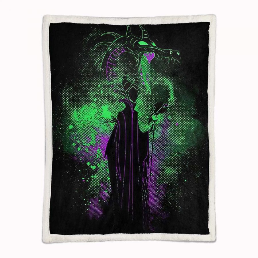 Maleficent - Die Disney-Bösewichte 02 Decke - Fleecedecke – Bild 2