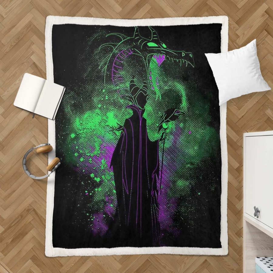 Maleficent - Die Disney-Bösewichte 02 Decke - Fleecedecke – Bild 3