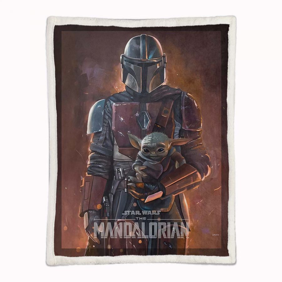 Mandalorian 01 Decke - Fleecedecke – Bild 2