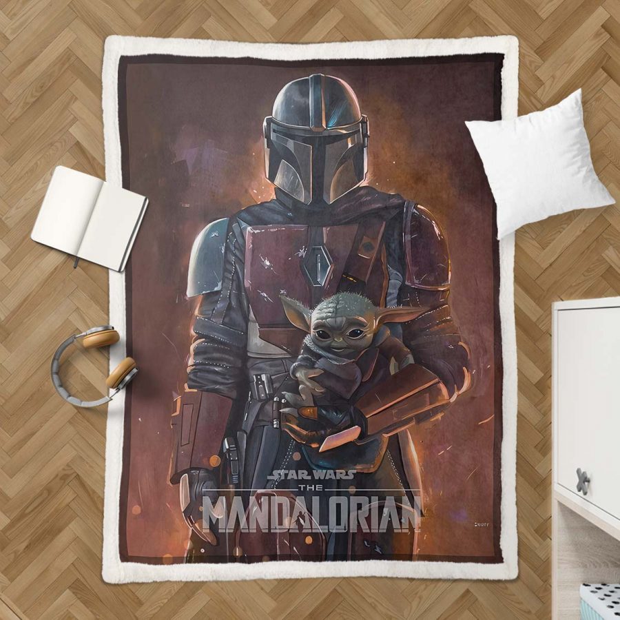Mandalorian 01 Decke - Fleecedecke – Bild 3