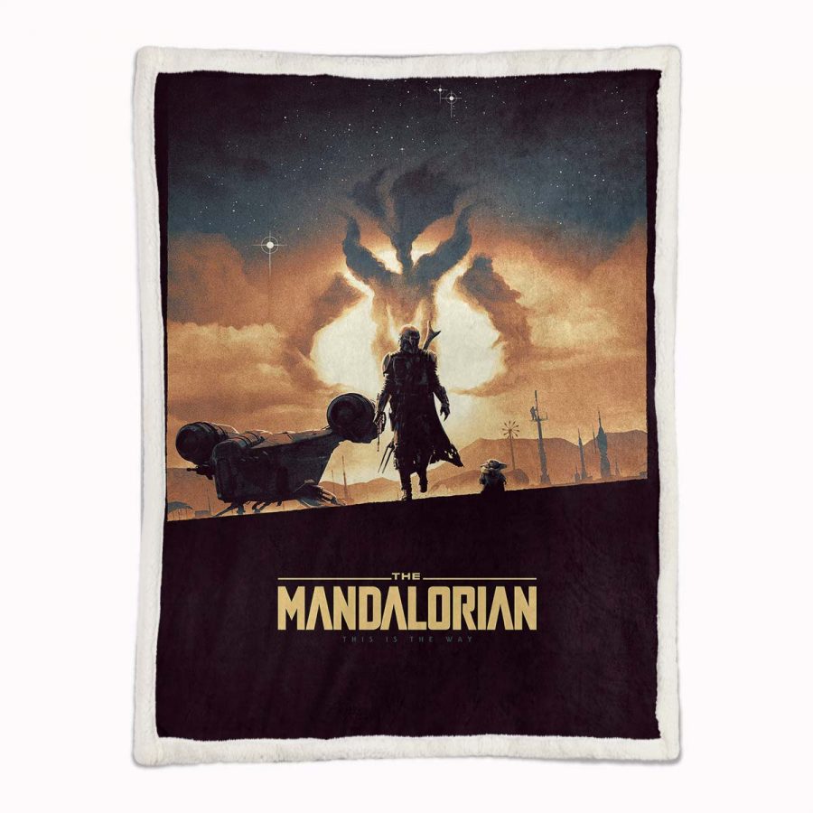 Mandalorian 02 Decke - Fleecedecke – Bild 2