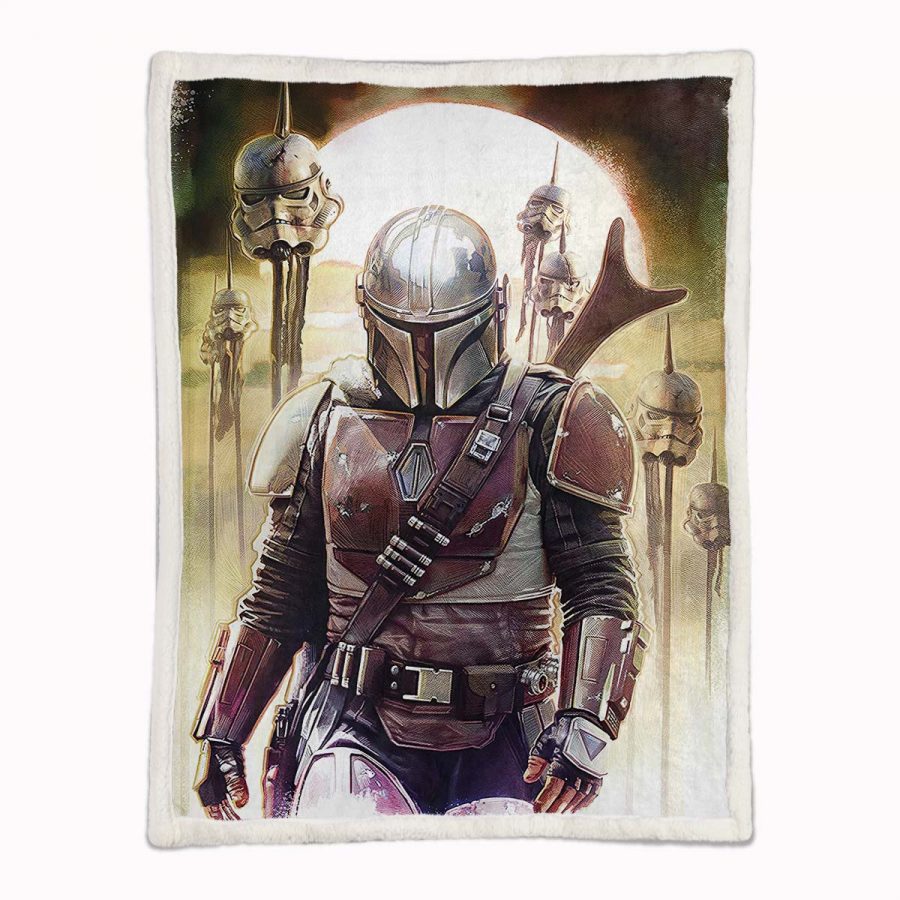 Mandalorian 03 Decke - Fleecedecke – Bild 2