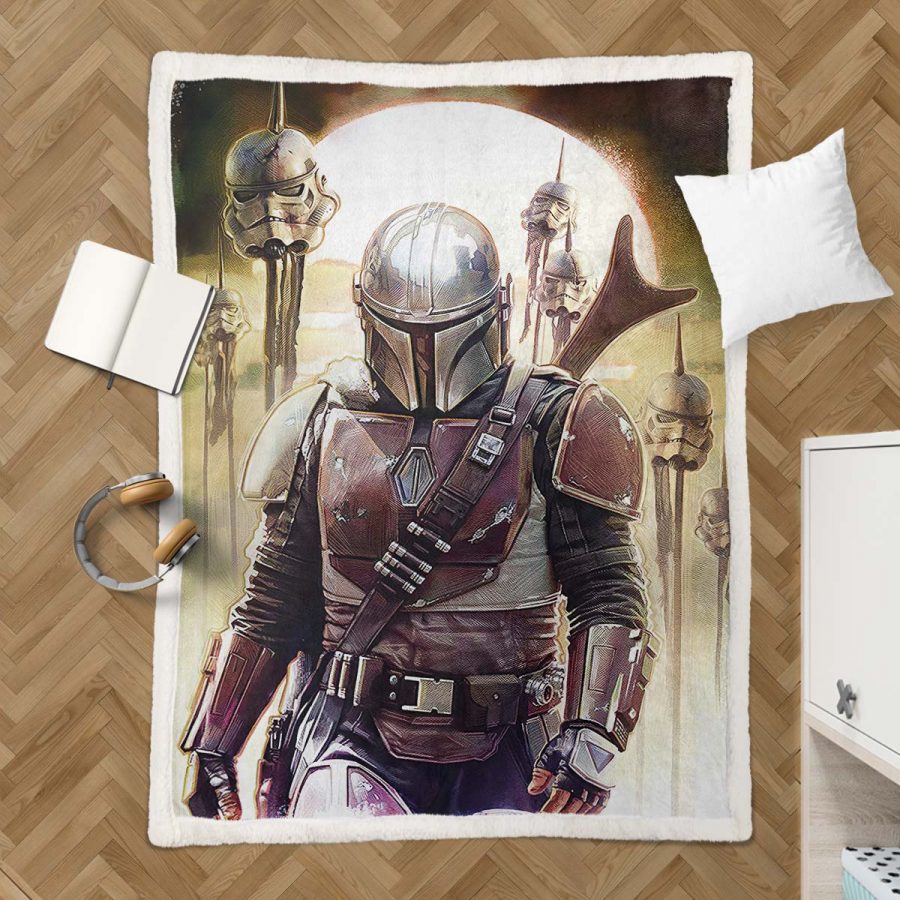 Mandalorian 03 Decke - Fleecedecke – Bild 3
