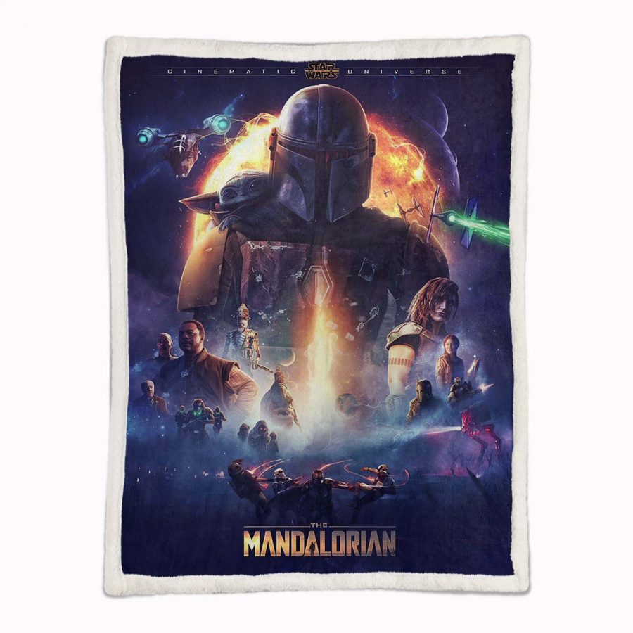 Mandalorian 04 Decke - Fleecedecke – Bild 2