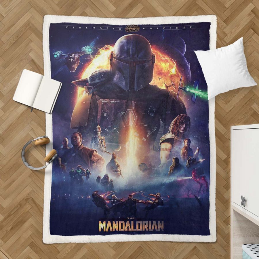 Mandalorian 04 Decke - Fleecedecke – Bild 3
