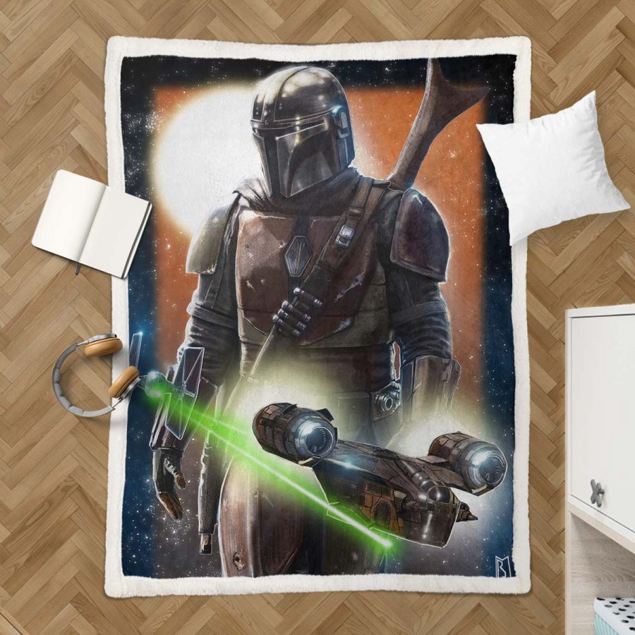 Mandalorian 05 Decke - Fleecedecke – Bild 3
